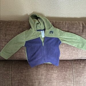 Kids Green and Blue Hoodie